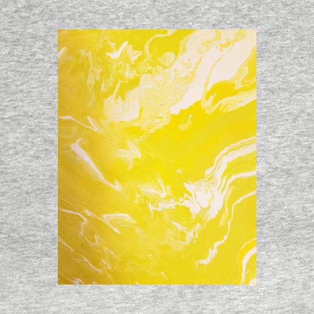 Yellow marble swirl. by Kim-Pratt